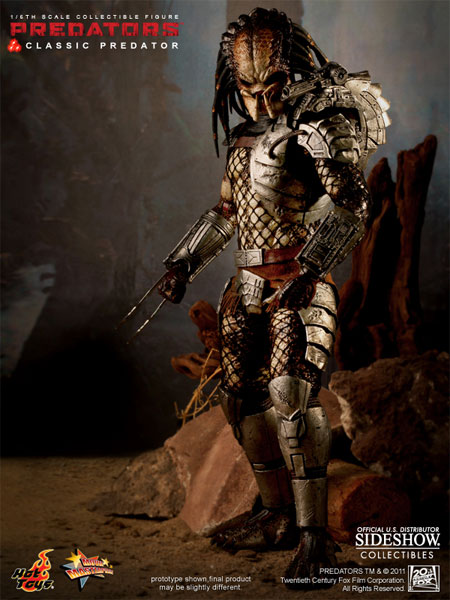 【美品】クラシックプレデター　【Hot Toys】 Hot Toys Predator Figure for Kindergarten Storytelling
